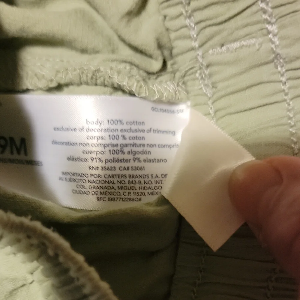 Olive Green Kids Cargo Shorts